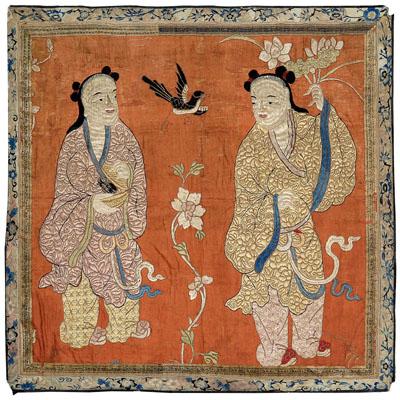 Chinese embroidery of Hehe
