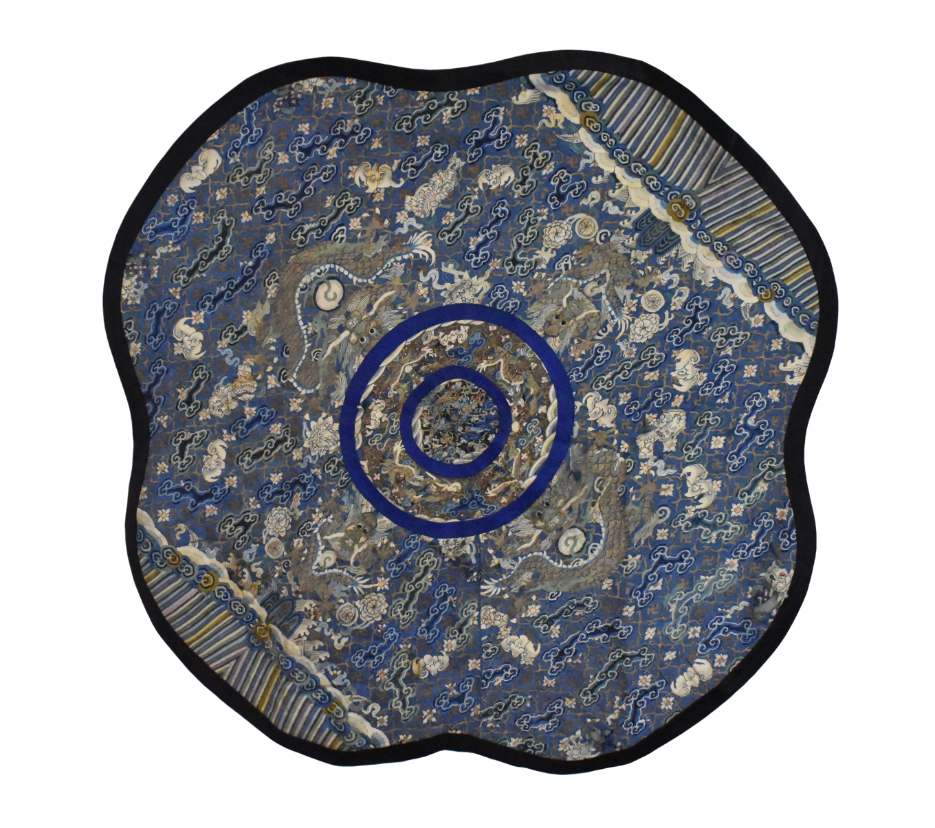 CHINESE EMBROIDERY PANEL W/