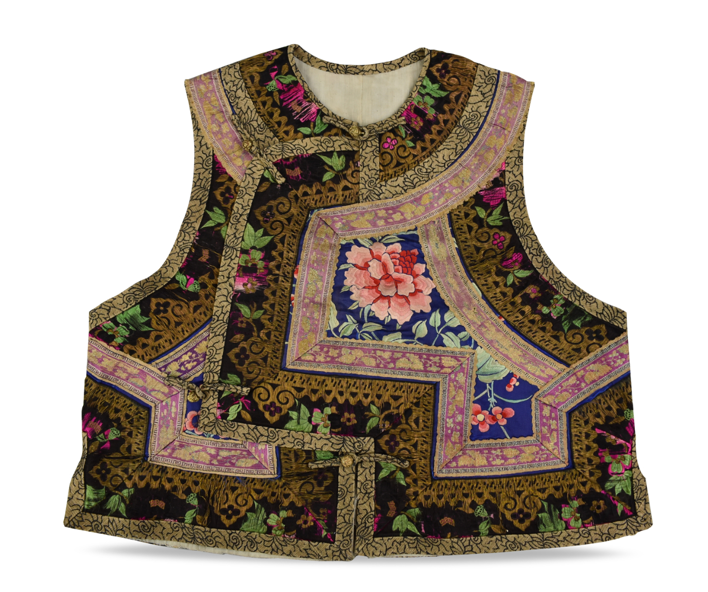 CHINESE EMBROIDERY WOMEN VEST ,QING