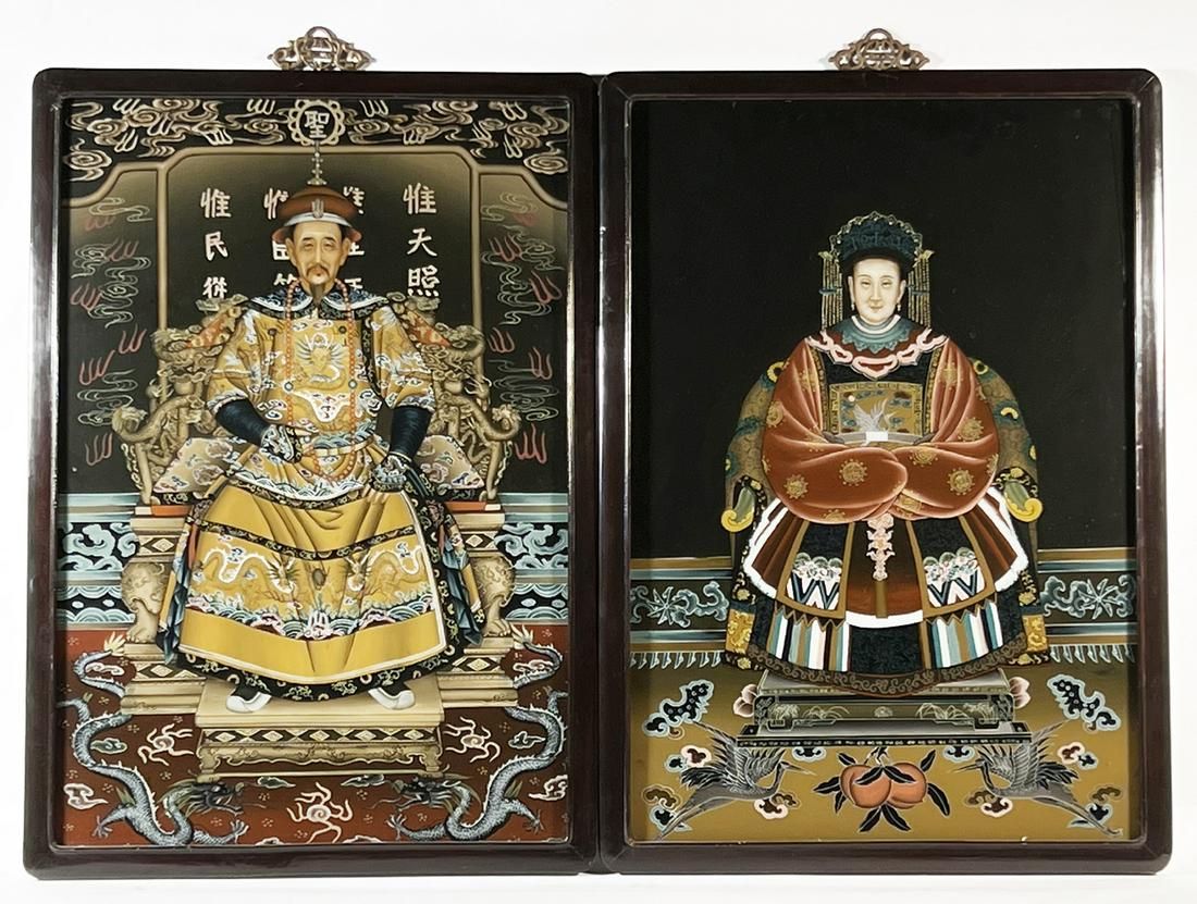CHINESE EMPEROR & EMPRESS REVERSE
