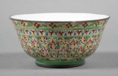 CHINESE ENAMEL BOWLBowl has a