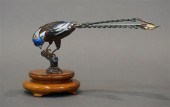 CHINESE ENAMEL DECORATED SILVE