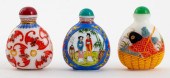 CHINESE ENAMEL ON GLASS SNUFF