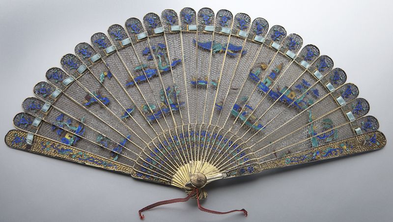 Chinese enamel over silver