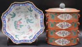 CHINESE ENAMEL PORCELAIN GROUP