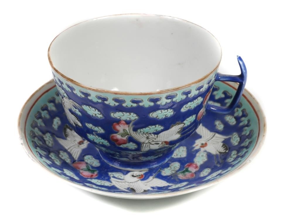 CHINESE ENAMEL PORCELAIN TEA CUP