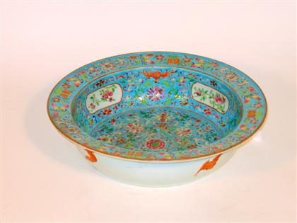 Chinese enameled basin    qing