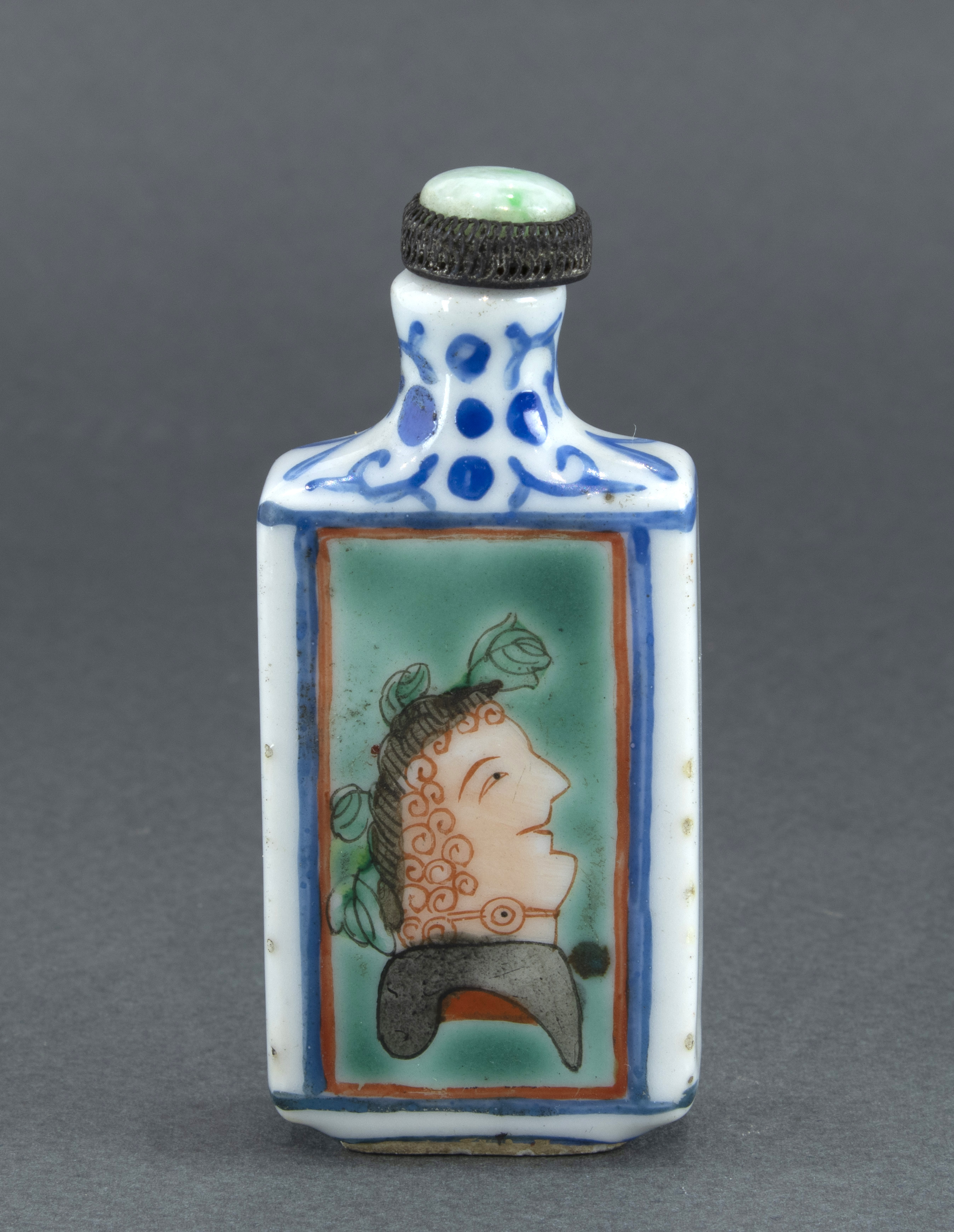 CHINESE ENAMELED MEDICINE BOTTLE