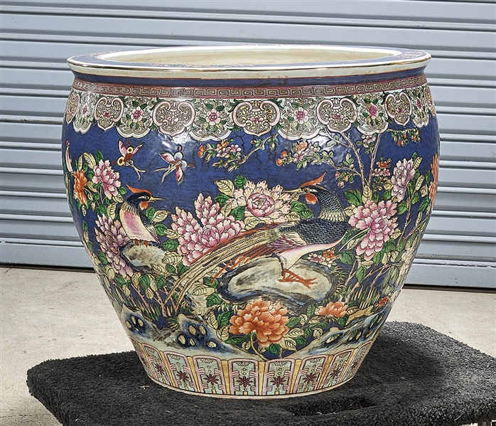 Chinese enameled porcelain fish