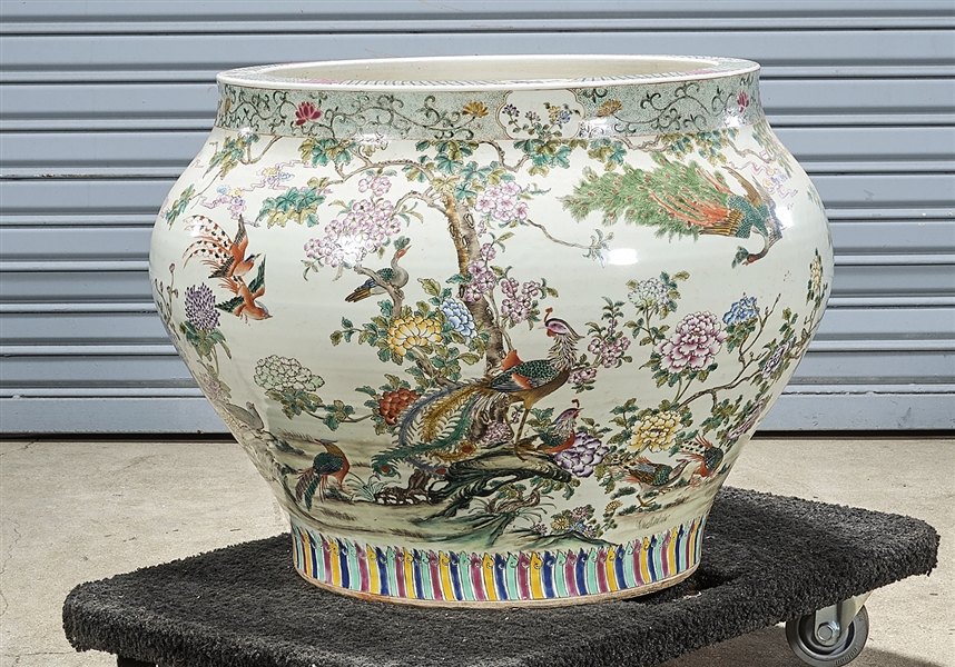 Chinese enameled porcelain fish