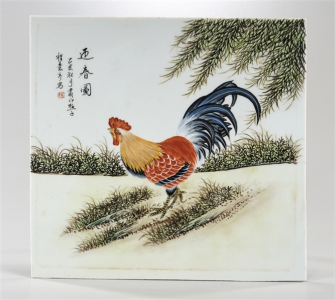 Chinese enameled porcelain