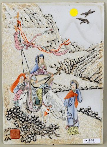 CHINESE ENAMELED PORCELAIN