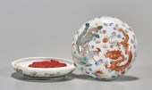 Chinese enameled porcelain sea
