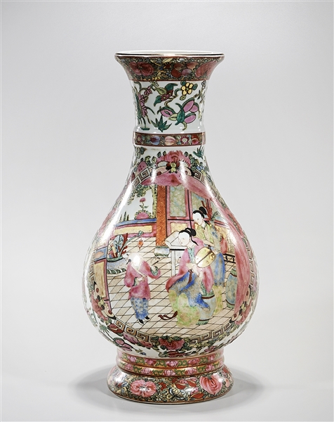 Chinese enameled porcelain vase