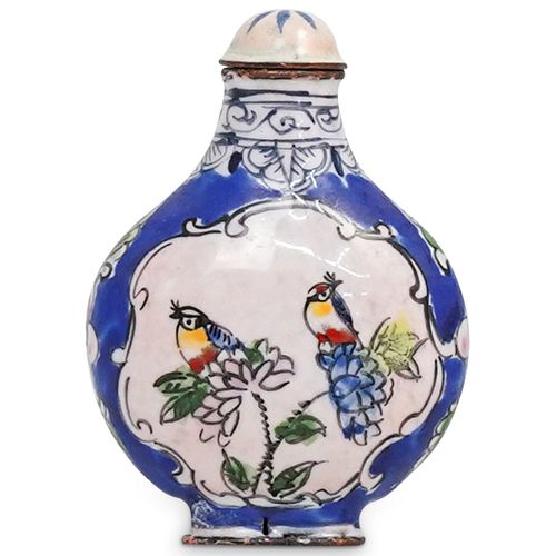 CHINESE ENAMELED SNUFF