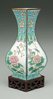 Chinese enameled vase,