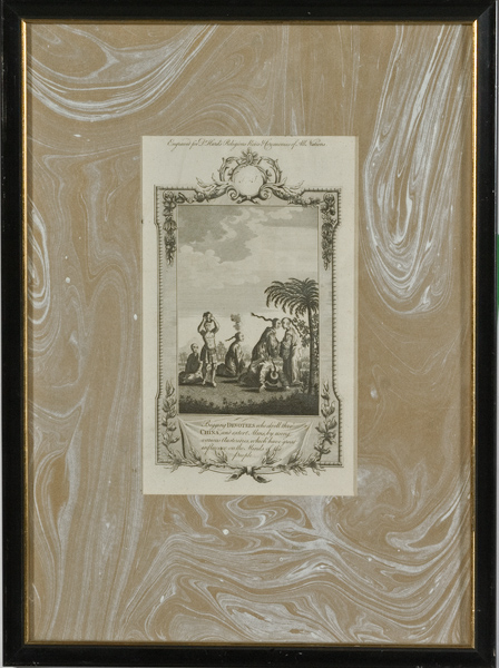 Chinese Engraving on Laid Paper