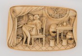 CHINESE EROTIC PLAQUE OR GIRDL