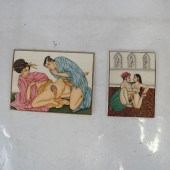 CHINESE EROTICA: TWO MINIATURE