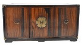 CHINESE EXOTIC WOOD CHEST, HAV