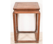 CHINESE EXOTIC WOOD END TABLE<