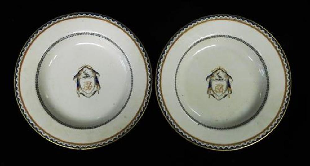 CHINESE EXPORT ARMORIAL LOWESTOFT