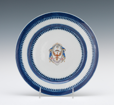 Chinese Export Armorial Plate
