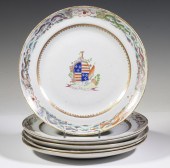 CHINESE EXPORT ARMORIAL PLATES