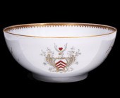 CHINESE EXPORT ARMORIAL PUNCH