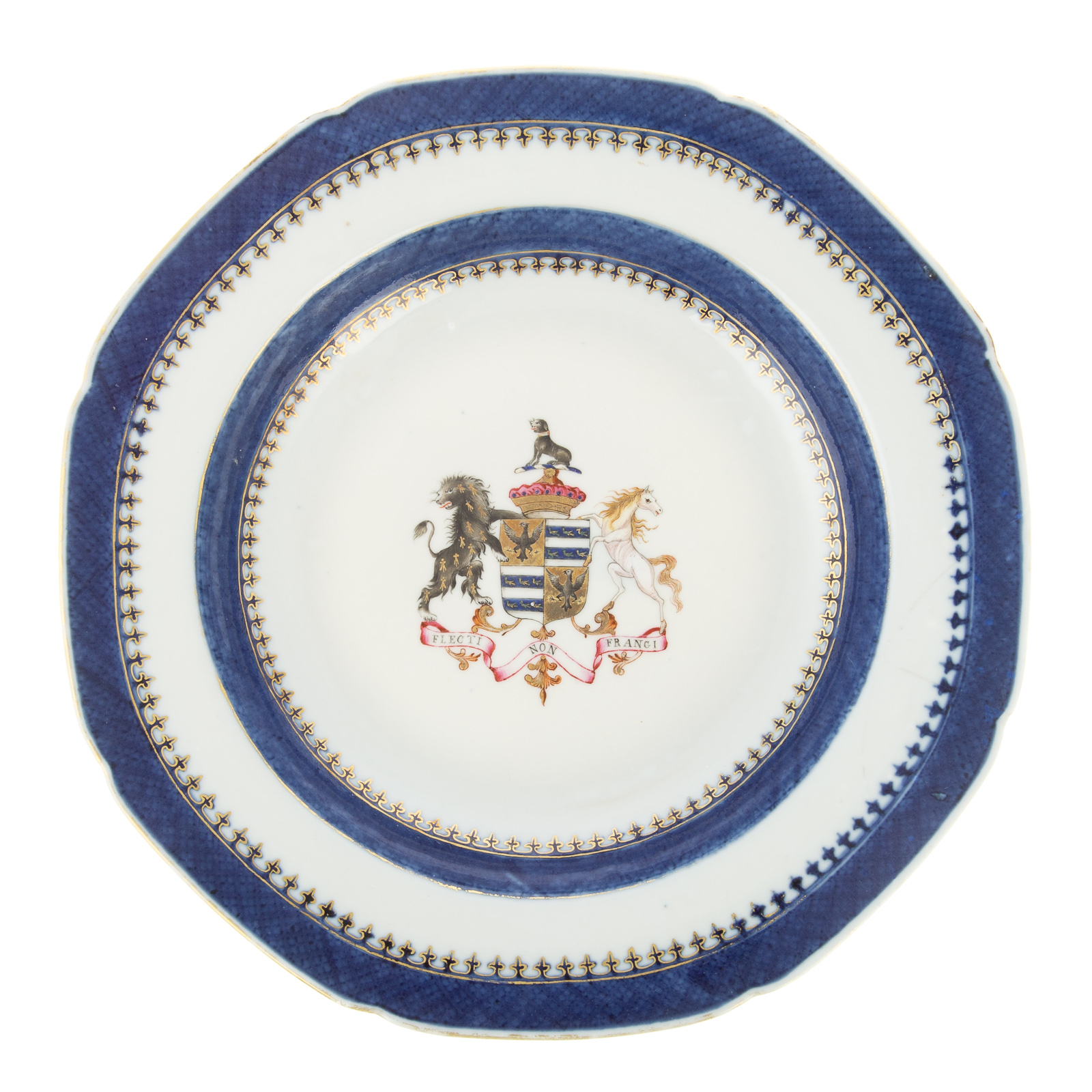 CHINESE EXPORT ARMORIAL SOUP