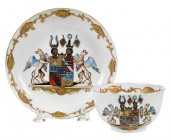 CHINESE EXPORT ARMORIAL TEA BO