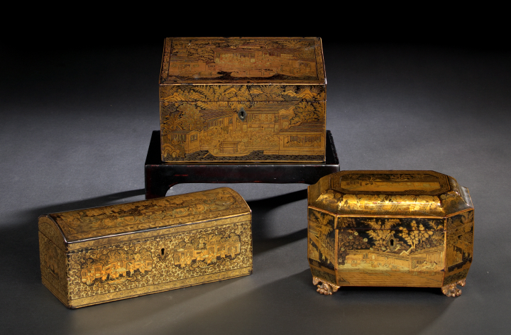Chinese Export Black Lacquer and