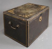 CHINESE EXPORT BLACK LACQUER A