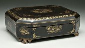 Chinese export black lacquer g
