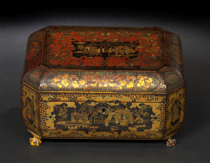 Chinese Export Black-Lacquered