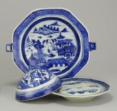 CHINESE EXPORT BLUE AND WHITE