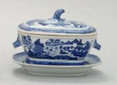 CHINESE EXPORT BLUE AND WHITE