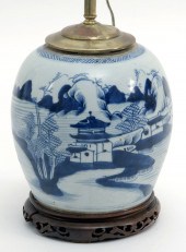 CHINESE EXPORT BLUE AND WHITE