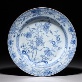 Chinese export blue and white