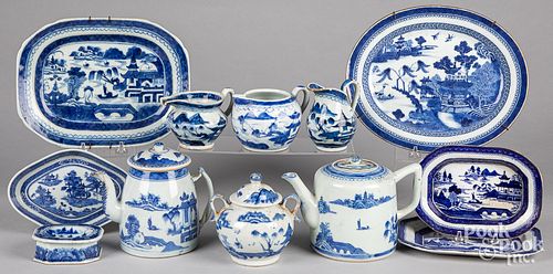 CHINESE EXPORT BLUE AND WHITE