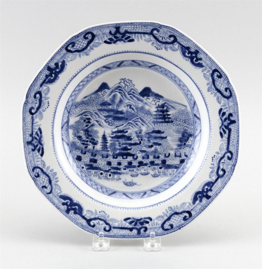 CHINESE EXPORT BLUE AND WHITE