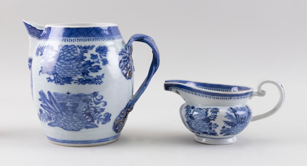 CHINESE EXPORT BLUE AND WHITE