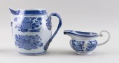 CHINESE EXPORT BLUE AND WHITE