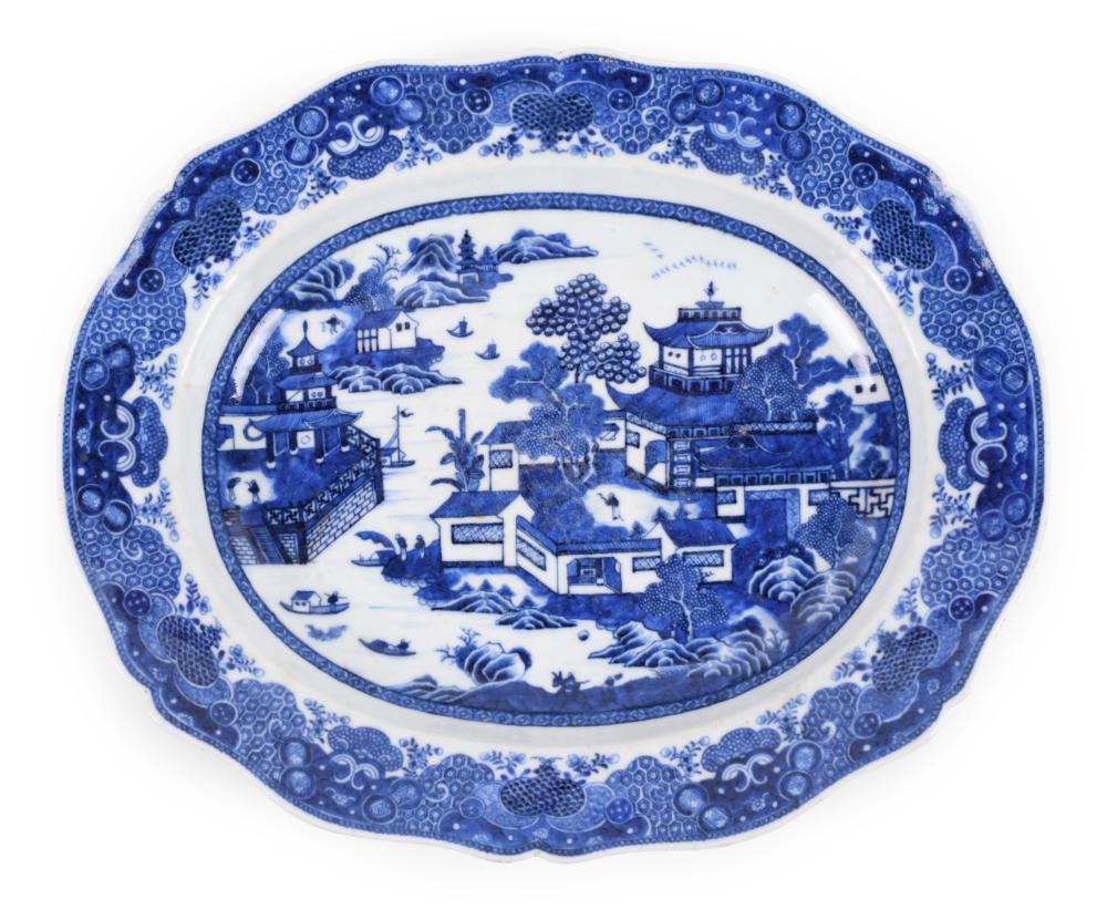CHINESE EXPORT BLUE AND WHITE