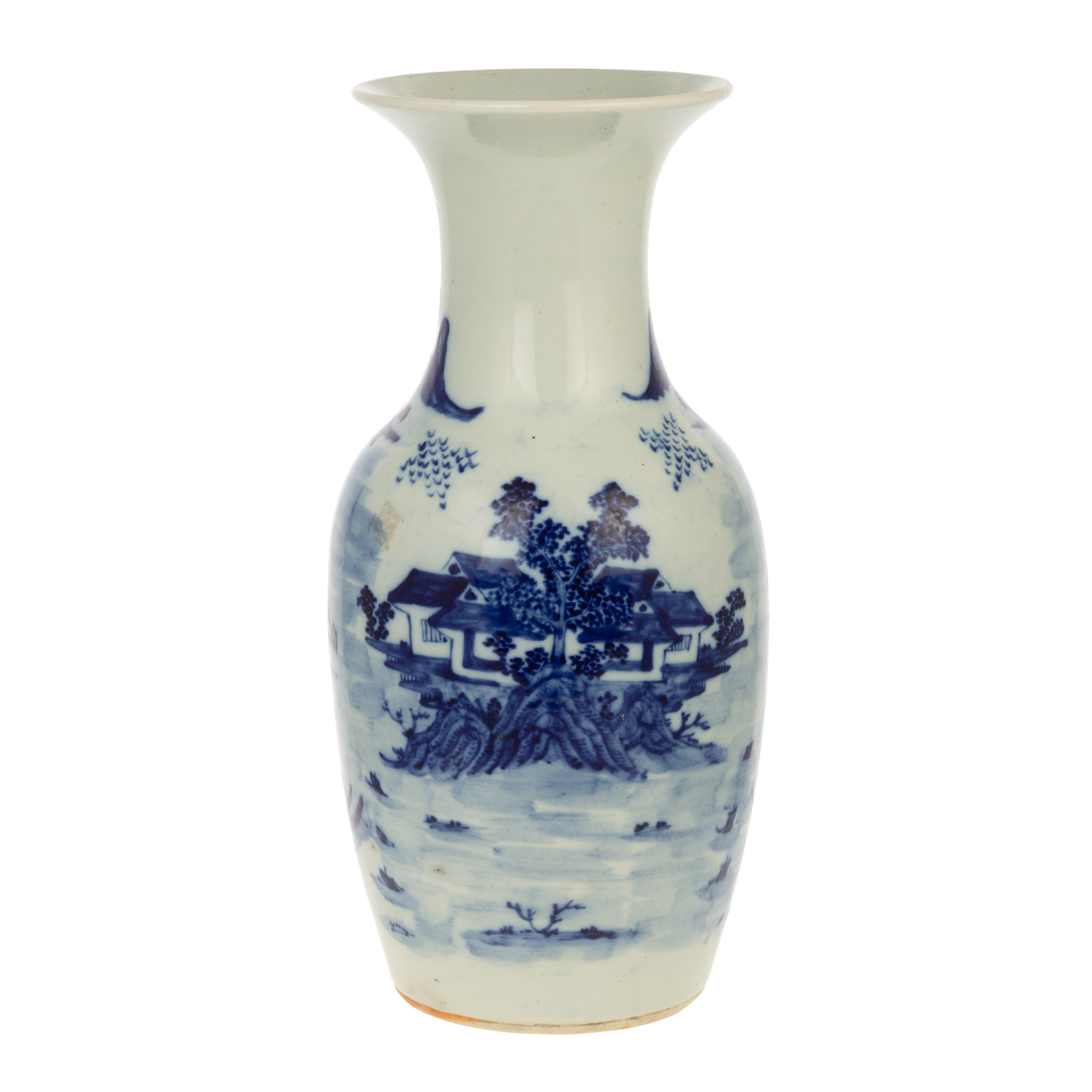 CHINESE EXPORT BLUE/WHITE VASE