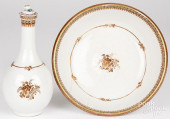 CHINESE EXPORT BOWL AND BOTTLE