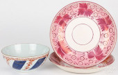 CHINESE EXPORT BOWL AND PINK L