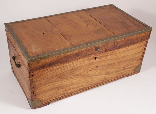 CHINESE EXPORT BRASS BOUND