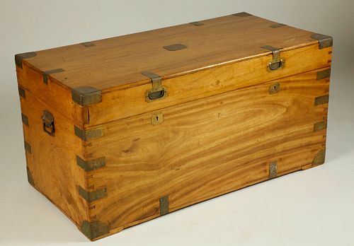 CHINESE EXPORT BRASS BOUND