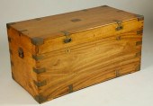 CHINESE EXPORT BRASS BOUND CAM